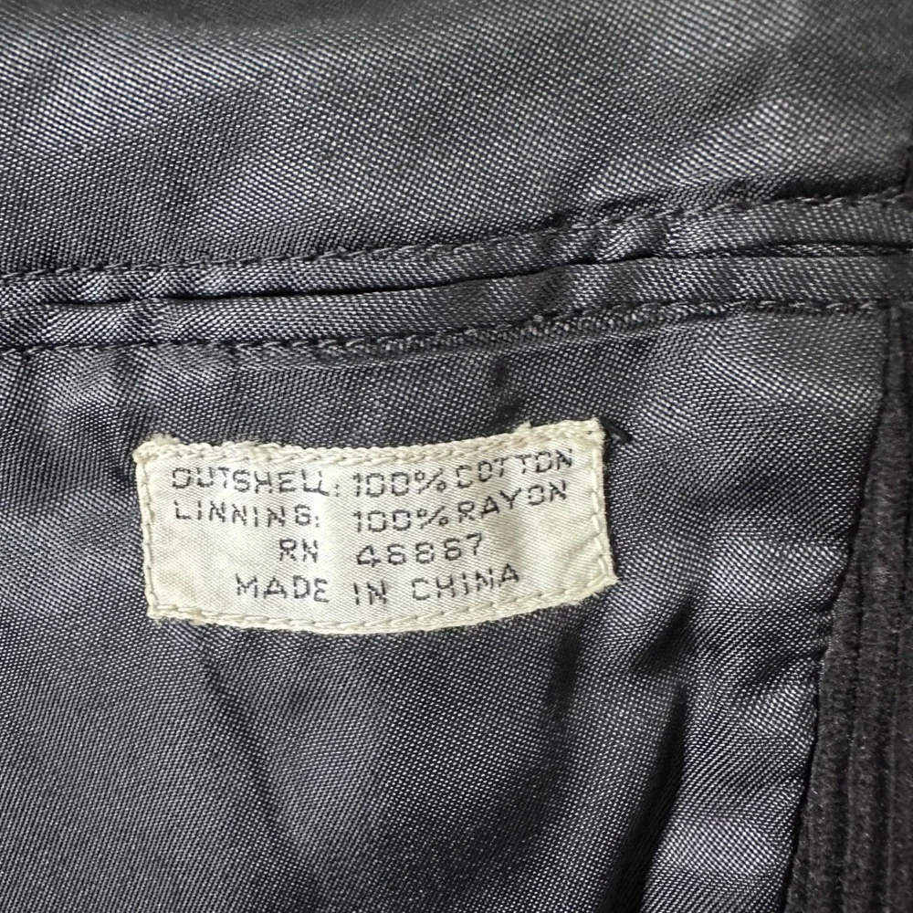 Vintage Jordache Mens Black Corduroy Blazer Jacket 2 Button Cotton Sport‎ Coat